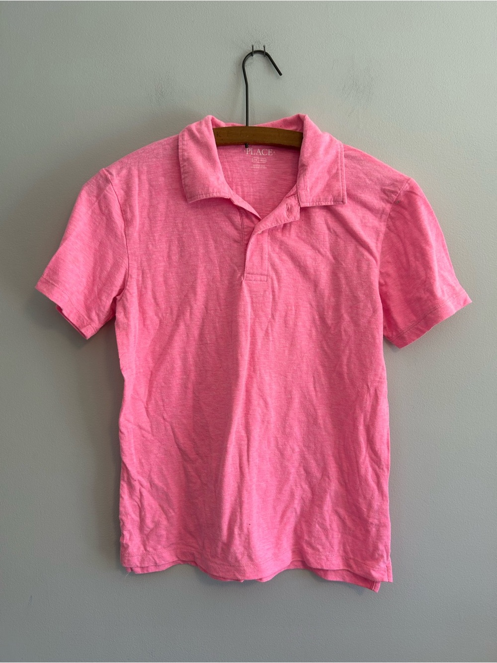 The children’s Place youth 10/12 Pink short sleeve Polo Shirt